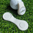 Golf Hat Clip Magnetic Golf Ball Marker for Position Calibrating (White)