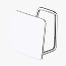 Stainless Steel Sponge Drain Rack Self-adhesive Dishcloth Organizer Hook