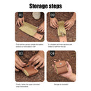 Outdoor Folding Fruits Vegetable Harvest Foraging Bag Picking Pouch (Khaki)