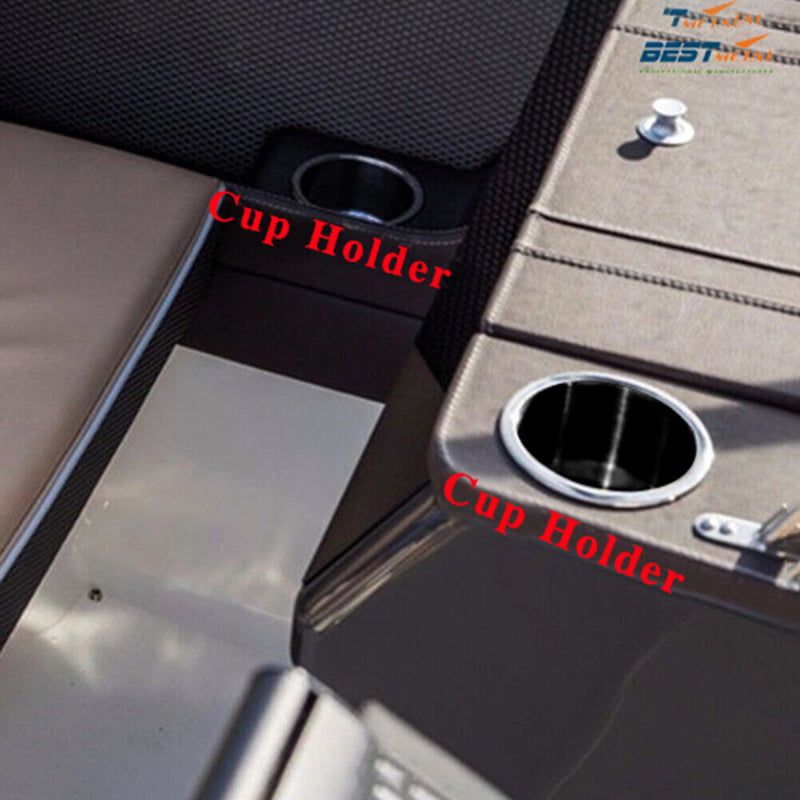 Recessed Drop Cup Tray Drink Holder Stand for Marine Boat Interior Accessor
