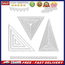 Metal Cutting Dies Stencil Seal Stamp DIY Triangle Series Embossing Paper C