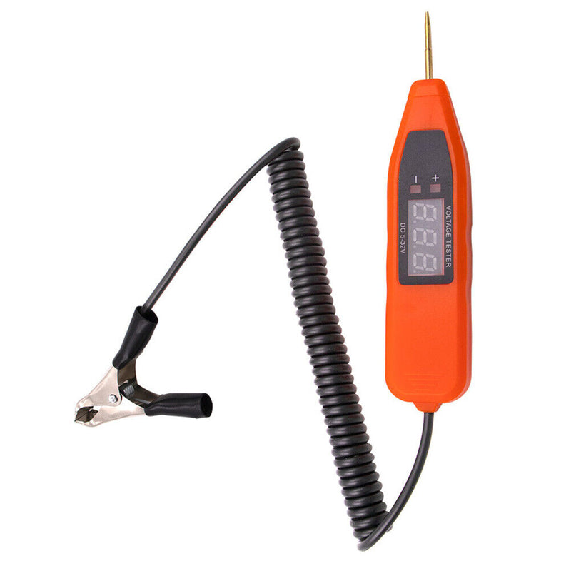 LCD Digital Automotive Voltage Electrical Circuit Tester for Truck Boat Tra