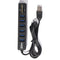 USB 2.0 HUB Adapter Multiple USB Splitter Power Hub Card Reader (8 Ports)
