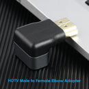 90 Degree HDMI-compatible Adapter for HDTV Projetor Laptop Male to Female C