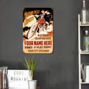 Motorcycle Races Retro Metal Plate Tin Sign for Bar Pub Club Cafe Wall Art