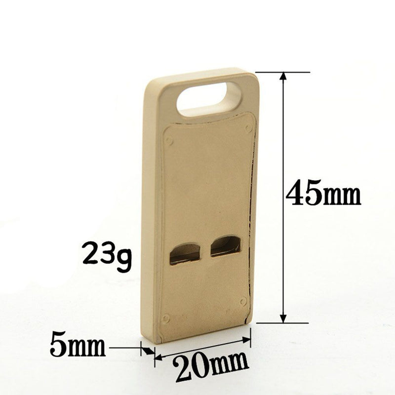 Double Pipe Whistle Keychain Cheerleading Survival Whistle Emergency Multi Tool