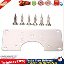 Stainless Steel Hinge Fixing Plate for Cabinet Door Repair Installer Kits Newly
