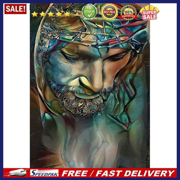 Oil Paint by Numbers Kit Priest DIY Picture Drawing Artwork Wall Crafts Gif