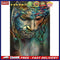 Oil Paint by Numbers Kit Priest DIY Picture Drawing Artwork Wall Crafts Gif