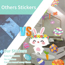 Easter Decals - Window Stickers Clings Easter Holiday Party Supplies 9 Sheets