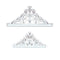 2Pcs Crown Plastic Fondant Cutter Cake Mold Cupcake Tools Decorating E4F4