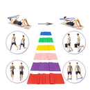 Yoga Resistance Latex Bands Indoor Outdoor Fitness Equipment Sports Workout