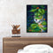 Hand Painted Oil Paint by Numbers DIY Cute Leopard Drawing Wall Decoration Gift