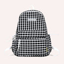 Fashion Plaid Backpack Student College Schoolbag Fresh Teenager Laptop Bookbags