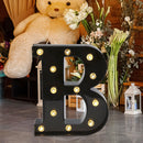 Letters LED Night Lights Alphabet Symbol Sign Lamp Home Wedding Decor (B)
