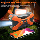 #A Solar Powered Weather Radio Multifunctional AM FM Radio Reading Lamp for Camp