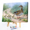 Bushes Animals Oil Paint By Numbers Kit DIY Acrylic Painting on Canvas Drawin