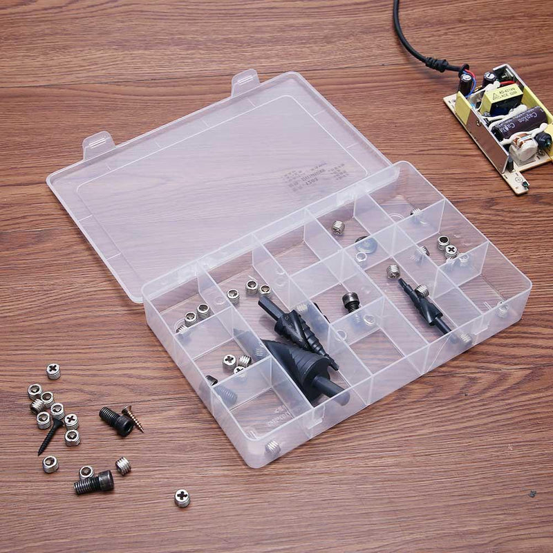 12 Grids Component Storage Box Screw Hardware Tool Holder Organizer Case Newly
