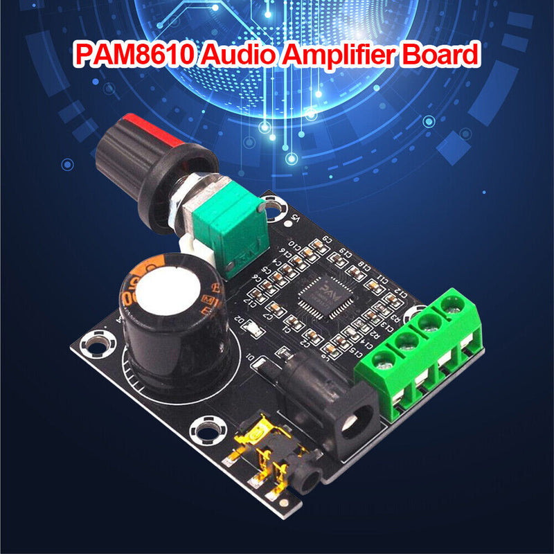 PAM8610 Class D Digital Stereo Audio Amplifier Module 2x15W 2.0 Channel 12V DC