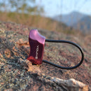 Rappel ATC Belay Device Descender Camping Rock Climbing Equipment (Purple) Newly