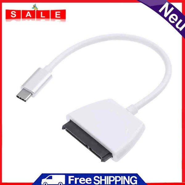 Super-Speed USB3.1 Type-C 22 Pin SATA Hard Drive Adapter Cable Converter