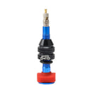 MUQZI Alloy Tubeless Road Bicycle Presta Valve Stem with Cap (40mm Blue) Newly