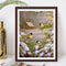 Handpainted DIY Christmas Bird Oil Paint by Numbers Kit Pictures Craft Gifts