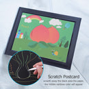 10pcs DIY Fruit Series Scratch Art Doodle Scraping Painting Puzzle Drawing
