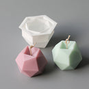 Rhombus Ball Candle Mold Geometric Shape Dessert Mousse Silicone Mould (A) Newly