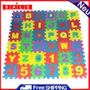 Akaddy 36pcs / Set Letters Numbers Jigsaw Puzzle Pad Kids Carpet Soft Floor Playmat