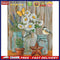Home Flower Oil Paint By Numbers Kits Canvas Picture DIY Home Decoration Gift