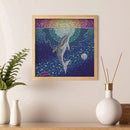 5D DIY Full Special Shaped Drill Diamond Painting Dolphin Animal for Decor Newly