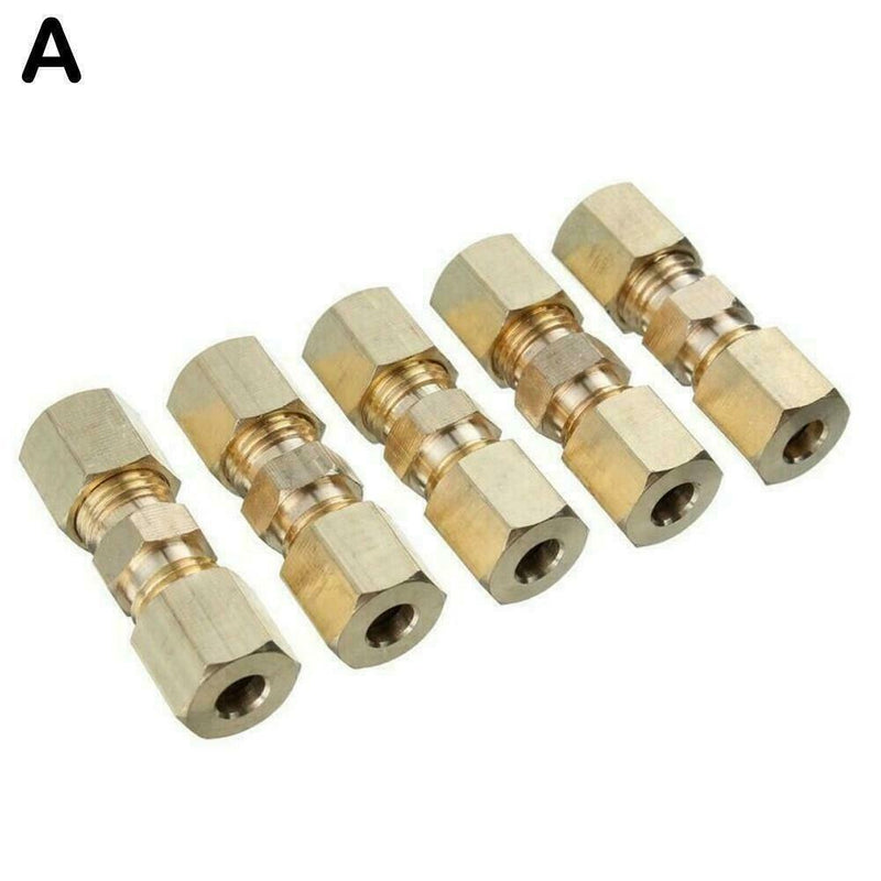 Brake Lines Union Auto Brass Replacement Compression Connector Durable Q7O3