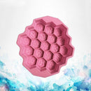 Cell Silicone-Bee Honeycomb Cake Chocolate Soap Candle Back Mold-Mould A1R1