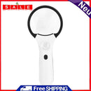HD Reading Inspection Jewelry Magnifier w/ 4LED Handheld Magnifying Magnifier Lens