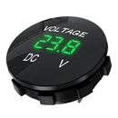 D3 Car Motorcycle DC 12-24V Digital Panel Voltmeter Voltage Meter (Green) Newly