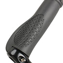 Bike Bicycles Cycling Ergonomic Lock-On Handlebar Grips Bar Ends Black  Newly