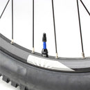 MUQZI Alloy Tubeless Road Bicycle Presta Valve Stem with Cap (40mm Blue) Newly