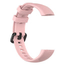 Silicone Wrist Strap Band w/Steel Buckle for Huawei Honor Band 5/4 (Pink) Newly