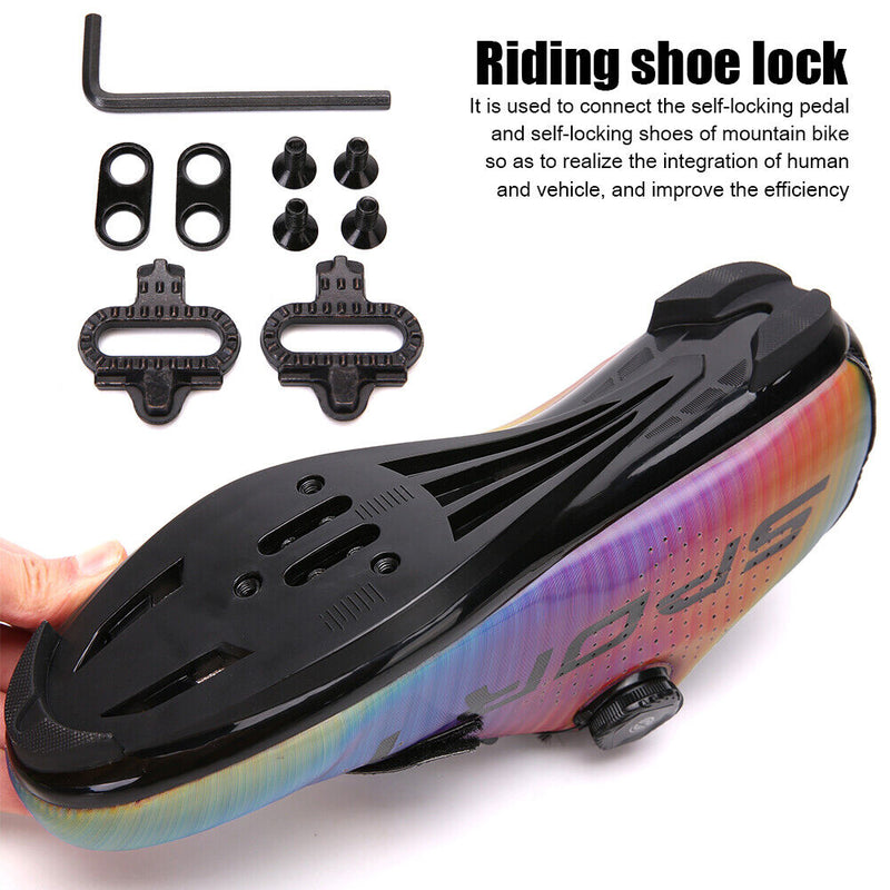 1 Set MTB Mountain Bike Pedal Cleats Cleat Racing Riding Cycling Equipment Newly