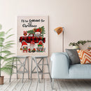 DIY Cotton Thread Christmas Gnomes Printed Full Cross Stitch Handicraft Kit Gift