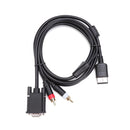 1.8m/6ft VGA Sound Adapter Box Cable PAL NTSC for Dreamcast Video Games Console