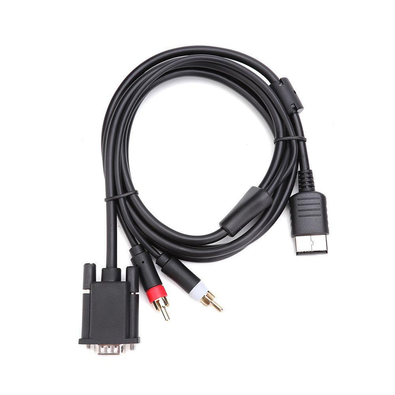 1.8m/6ft VGA Sound Adapter Box Cable PAL NTSC for Dreamcast Video Games Console