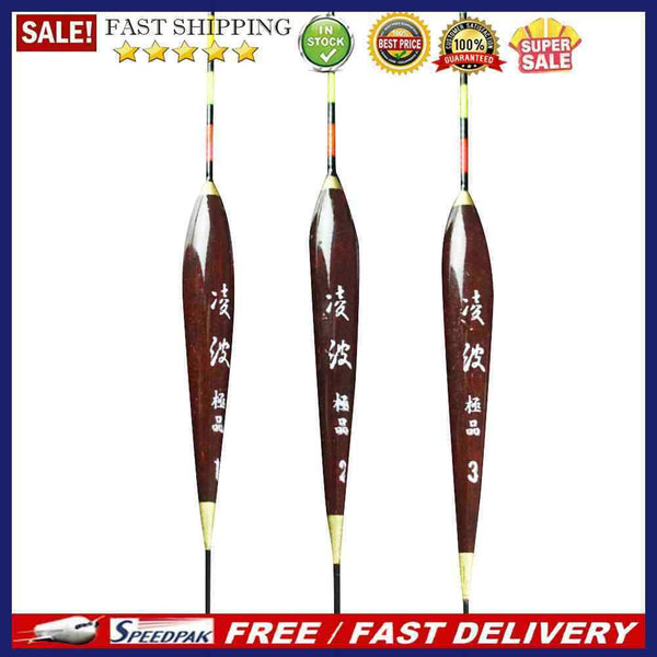Fishing Float Wood Fluorescent Bobber Luminous Fishing Light Floats Accesso