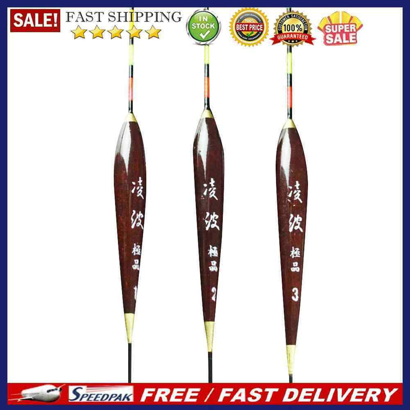 Fishing Float Wood Fluorescent Bobber Luminous Fishing Light Floats Accesso