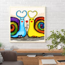 Love Snail Oil Paint By Numbers Canvas Drawing DIY Cartoon Home Decoration Gi