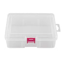 spskdian PP Empty Box Transparent Plastic Rectangular PP Box with Lid Klei