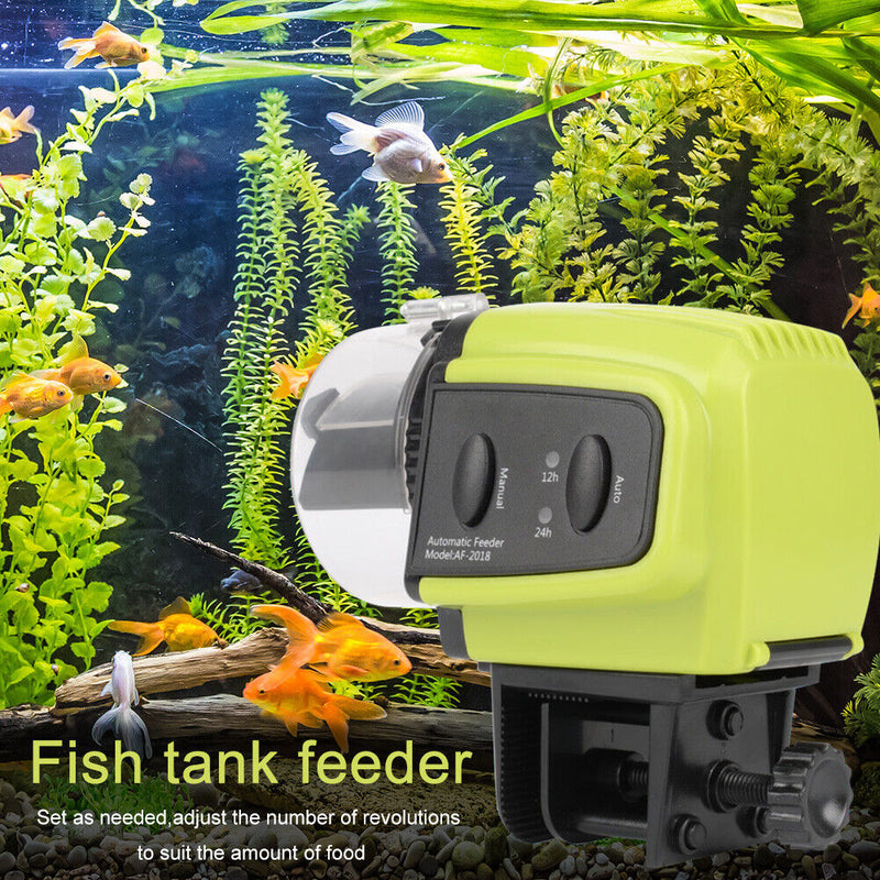 Smart Automatic Aquarium Fish Feeder Fish Tank Auto Feeding Dispenser (A)