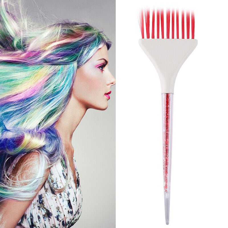Plastic Hair Dye Brushes Easy Clean Mixing Bowl Home Salon Tinting Hair Brush