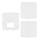 3pcs Silicone Protective Case for RODE Wireless Go II Microphone (White) Newly